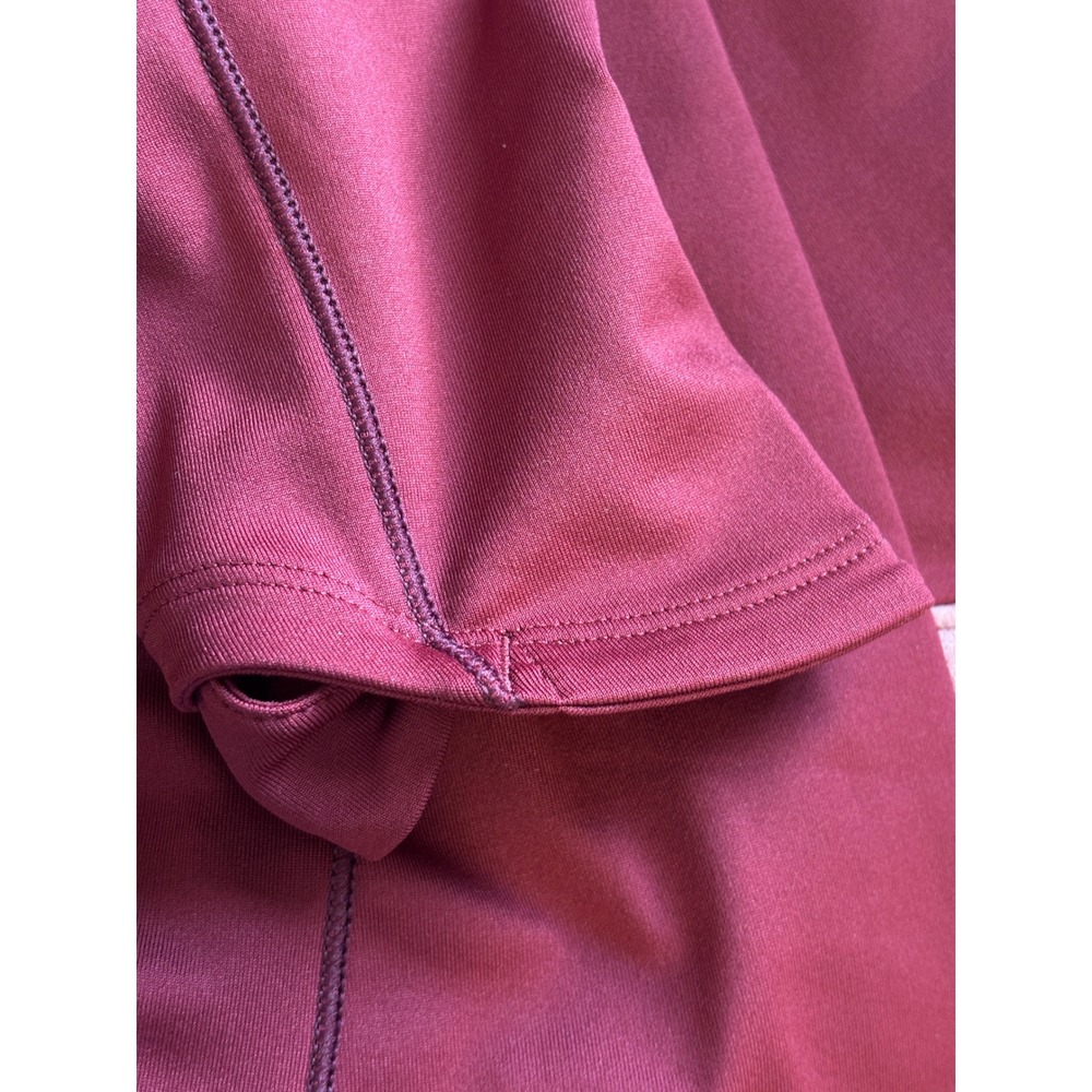 Under Armour Womens Cozy Crew Novelty ColdGear Top Maroon Pink 1374135 Medium - Picture 10 of 10